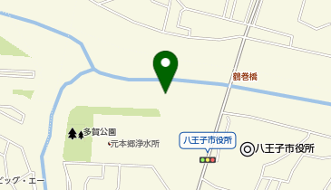 浅川河川敷(長沼橋付近-市立上壱分方小学校付近)の地図画像