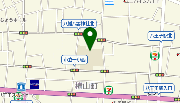 第一小学校の地図画像