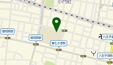 第七小学校の地図画像