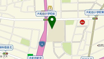 大和田小学校の地図画像