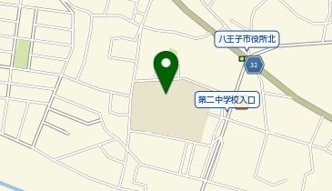 第二中学校の地図画像