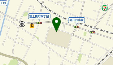 第四小学校の地図画像