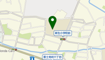 新生小学校の地図画像