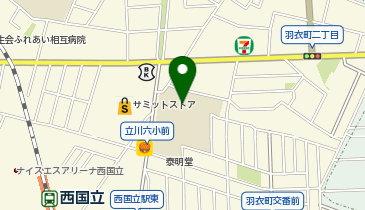 第六小学校の地図画像