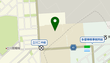 第二中学校の地図画像