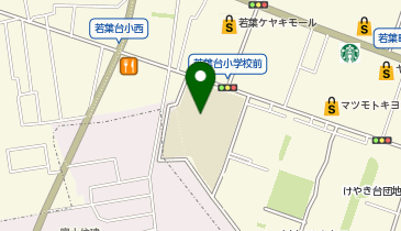 若葉台小学校の地図画像