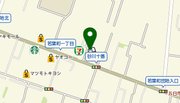 若葉会館の地図画像