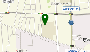境南小学校の地図画像