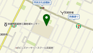 第一中学校の地図画像