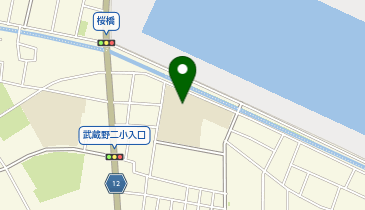 第六中学校の地図画像