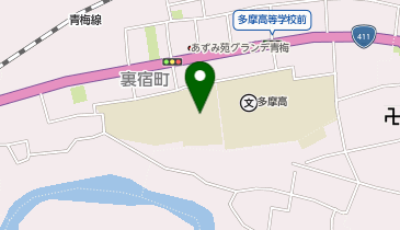 市立第一中学校の地図画像