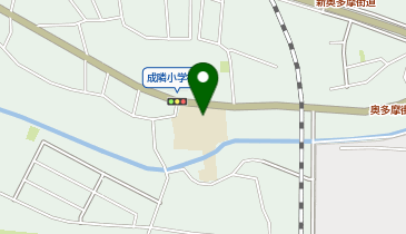昭島市立成隣小学校の地図画像