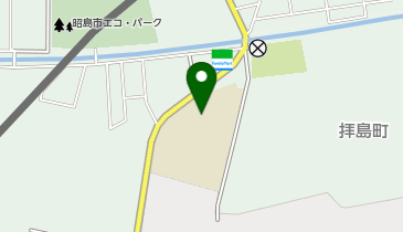 昭島市立拝島第二小学校の地図画像