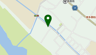 旧昭島市立拝島第四小学校の地図画像