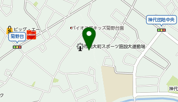 大町スポーツ施設・調和小学校周辺の地図画像