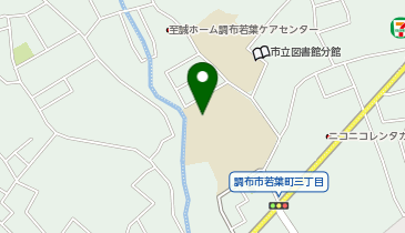 第四中学校・若葉小学校周辺の地図画像