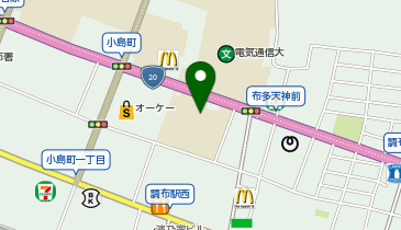 第一小学校の地図画像