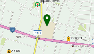 八雲台小学校の地図画像