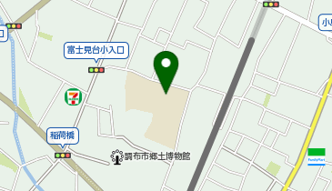 富士見台小学校の地図画像