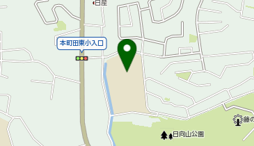 本町田東小学校の地図画像