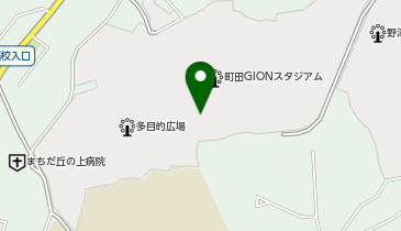 町田GIONスタジアム(町田市立陸上競技場)の地図画像