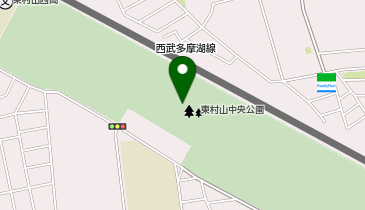 東村山中央公園の地図画像