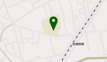 秋津東小学校の地図画像