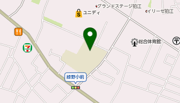 緑野小学校の地図画像