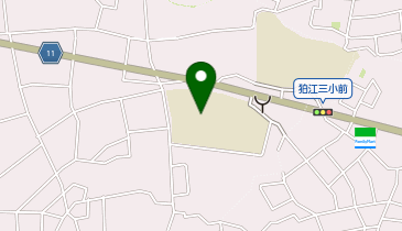 狛江第二中学校の地図画像