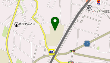 狛江第三中学校の地図画像