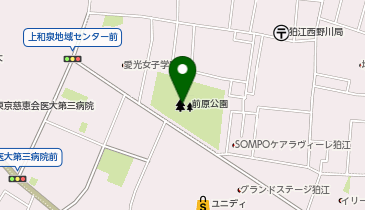 前原公園の地図画像