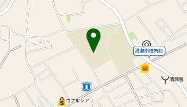 清瀬中学校の地図画像