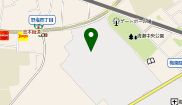 国立看護大学校校内グラウンドの地図画像
