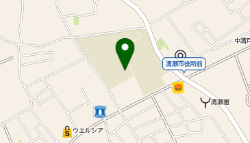 清瀬中学校の地図画像