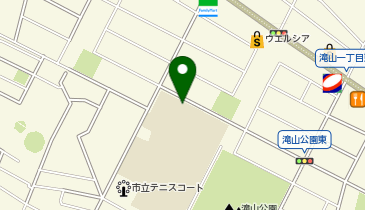 東久留米市立西中学校の地図画像