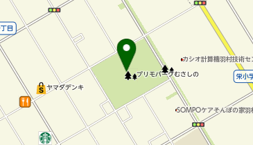 武蔵野公園の地図画像