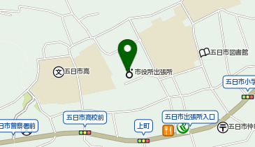 五日市地域交流センターの地図画像