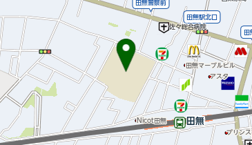 田無小学校の地図画像