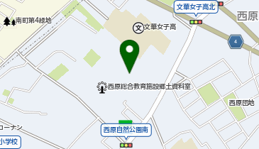 西原自然公園の地図画像