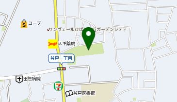 谷戸せせらぎ公園の地図画像