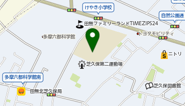 けやき小学校の地図画像