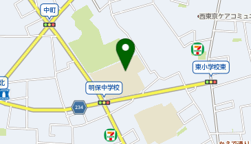 明保中学校の地図画像