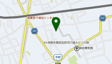 ひがし保育園の地図画像
