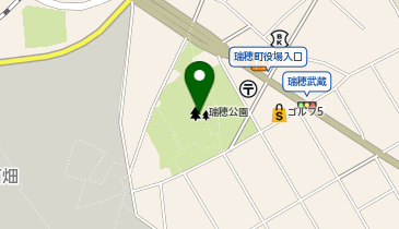 町営グランドの地図画像