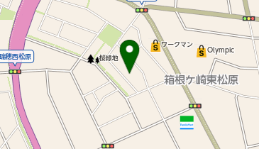 箱根ケ崎西会館の地図画像