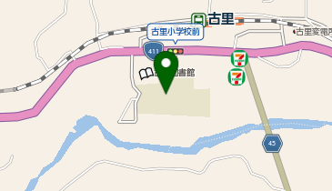 古里小学校 校庭の地図画像