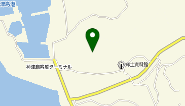 物忌奈命神社境内の地図画像