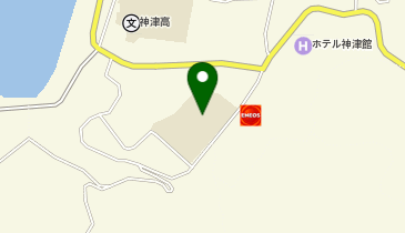 神津島村立神津中学校校庭の地図画像