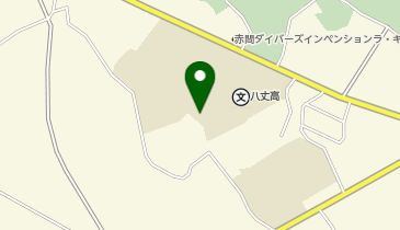 八丈高等学校の地図画像