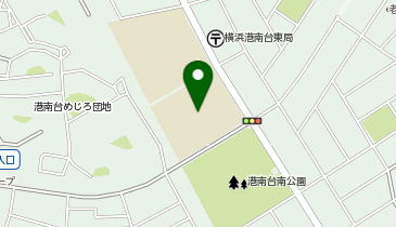 横浜市立港南台第一小学校の地図画像